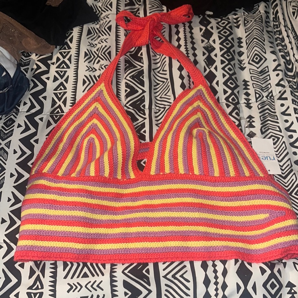 RUE21 COLORFUL CROP TOP